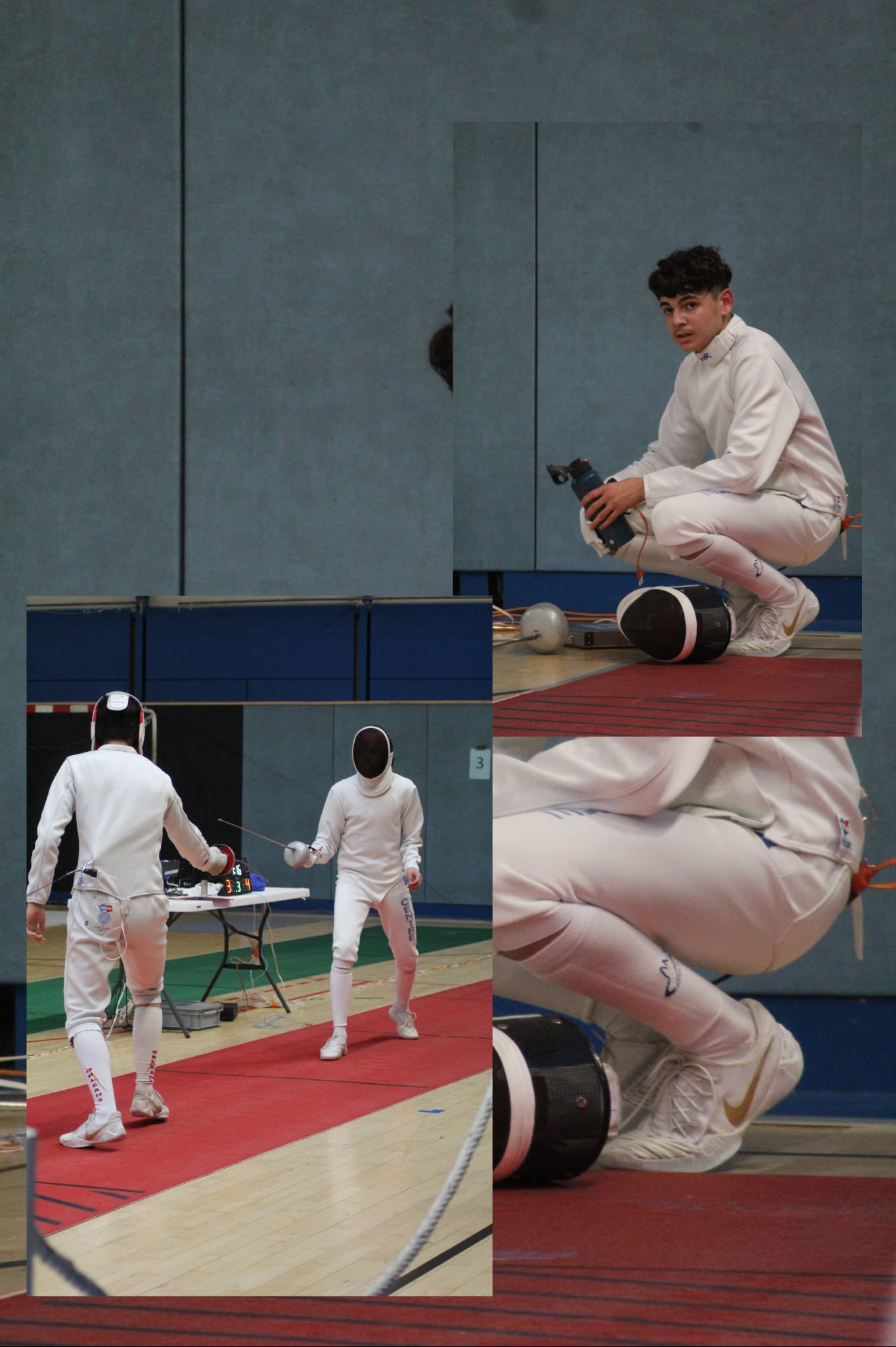 me in fencing competion